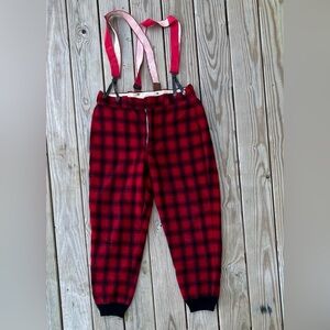 Vintage 60s Woolrich Buffalo
Plaid Wool Hunting Trouser Pants